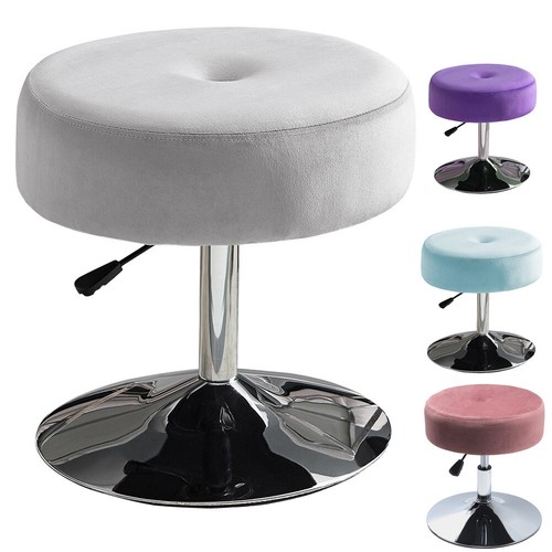 Round swivel makeup chair - round,