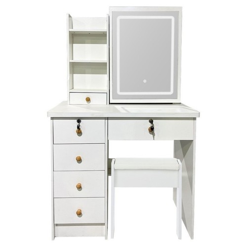 Dressing table with mirror - with,