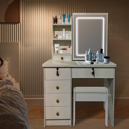 Dressing table with - dressing, 5